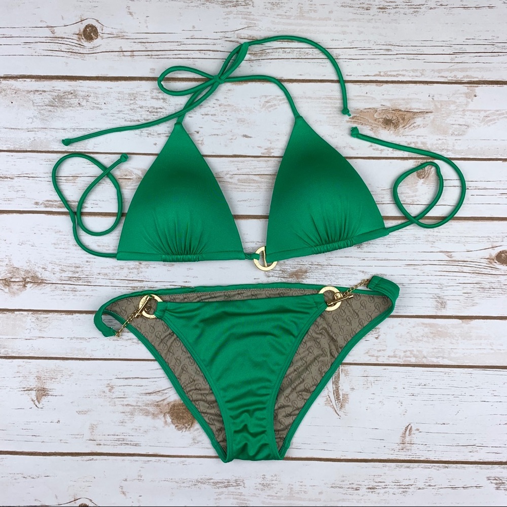Victoria’s Secret Green Toggle Bikini